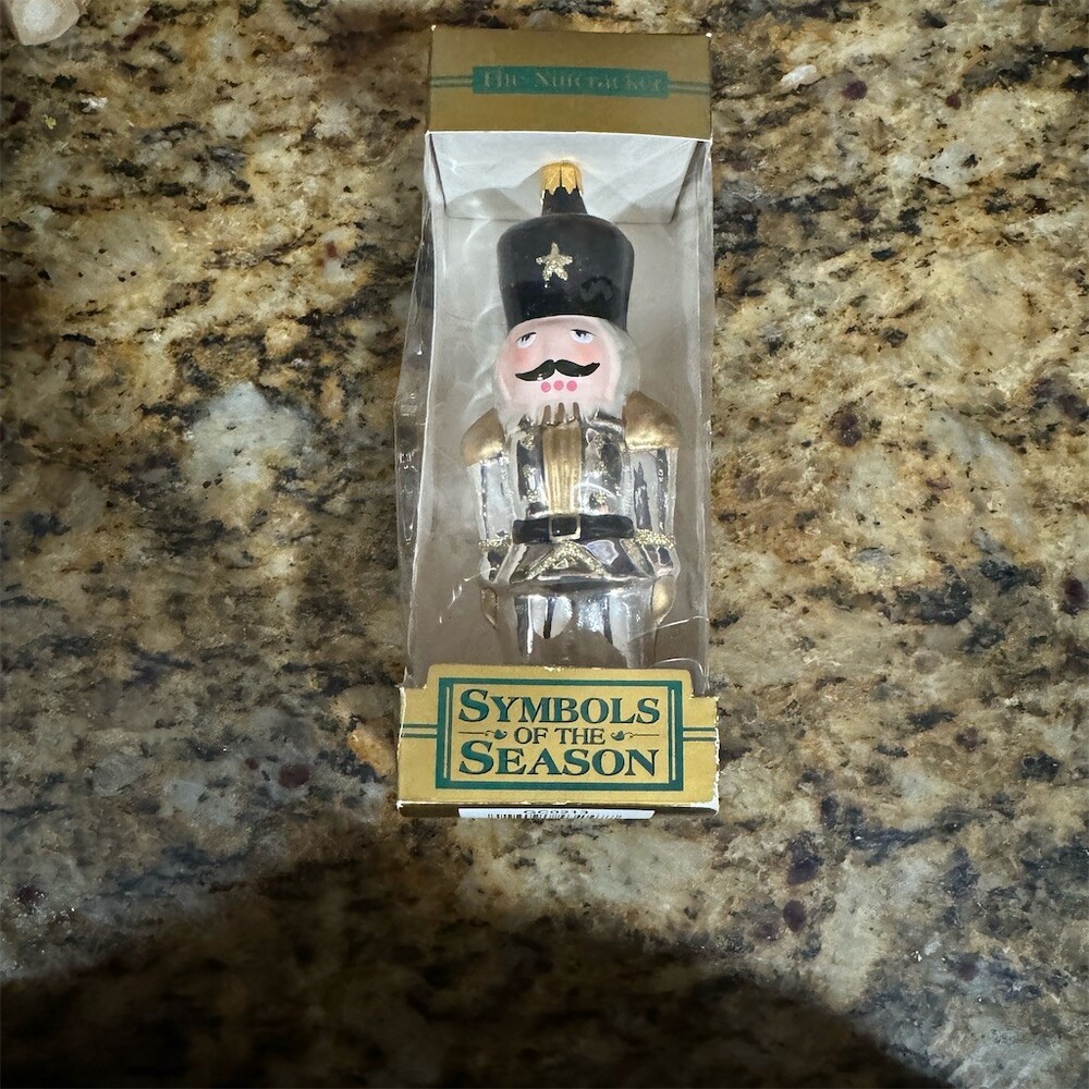 Kurt Adler  Symbols‎ of the Season Nutcracker Ornament 6in w/ Box